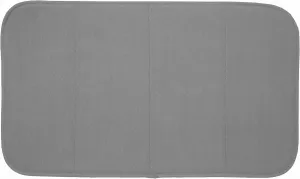 All-Clad Premium Reversible Dish Drying Mat for Kitchen: 16" x 28" Ultra-Absorbent, Long-Lasting, No Condensation, and Oversized for Large Pots and Pans - 1 Pack, Pewter