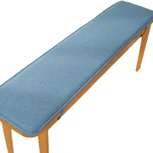 Bench Cushions for Indoor Furniture 40/48/60 x 14/15/17/11 inch Rectangular Non Slip Outdoor Bench Cushion pad for Deck Chair Swings Bench Cushion(Blue,13x59inch)