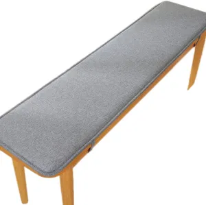 Bench Cushions for Indoor Furniture 40/48/60 x 14/15/17/11 inch Rectangular Non Slip Outdoor Bench Cushion pad for Deck Chair Swings Bench Cushion(Dark Gray,13x59inch)