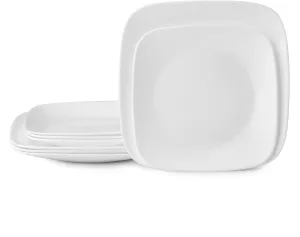 Corelle® Vivid White Salad and Dinner Plate Set, 8-pack
