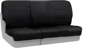 Coverking Custom Fit Center 60/40 Bench Seat Cover for Select Toyota Highlander Models - Neosupreme Solid (Black)