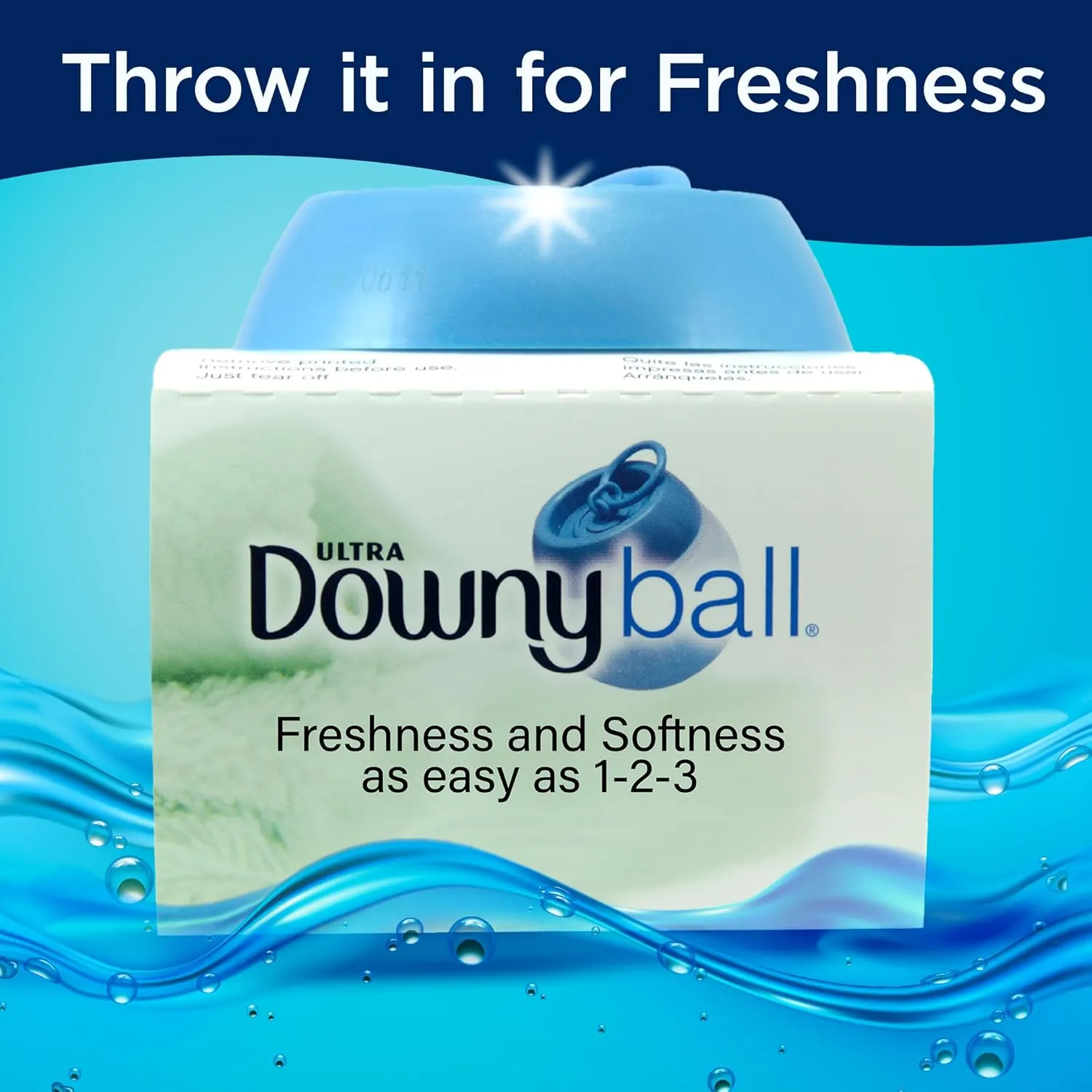 Downy Fabric Softener Dispenser Ball, -3 pk