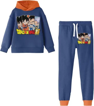 Dragon Ball Super Main Characters Screenshot Boy's 2-Pack Hoodie & Joggers Set