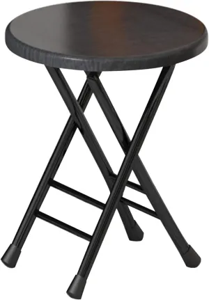 Folding Chair Backrest Stool Household Small Bench Dining Chair High Stool Portable Stool Office Computer Chair Space Saving