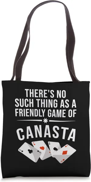 Funny Canasta Card Game Gift | Cute Rummy Player Men Women Tote Bag