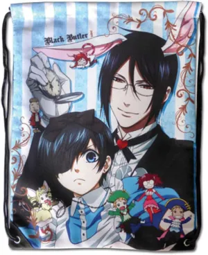 Great Eastern Entertainment Black Butler 2- Ciel In Wonderland Drawstring Bag