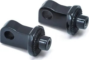Kuryakyn Splined Peg Adapters for XL, Gloss Black