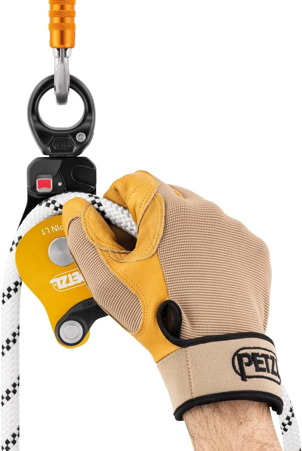 PETZL Unisex Spin L1 Simple Pulley with Very High Output with Walker