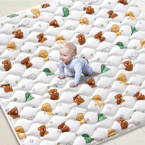 Premium Foam Baby Play Mat 79" X 71", Extra Large Soft Thicker Activity Playmats for Babies, Toddlers, Infants, Play & Tummy Time, Foldable & Machine Washable Baby Crawling Mat