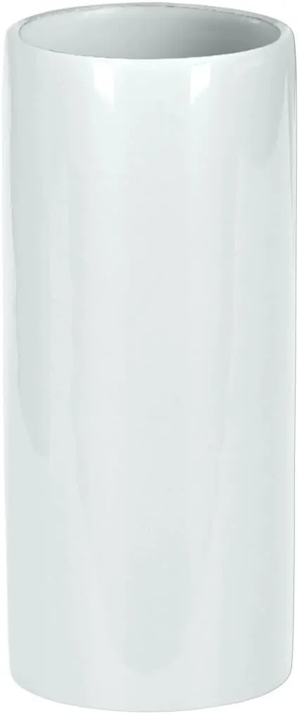 Pur Shiny Contemporary Stoneware Soap Dispenser (7.09''t X 1.97''w, White)