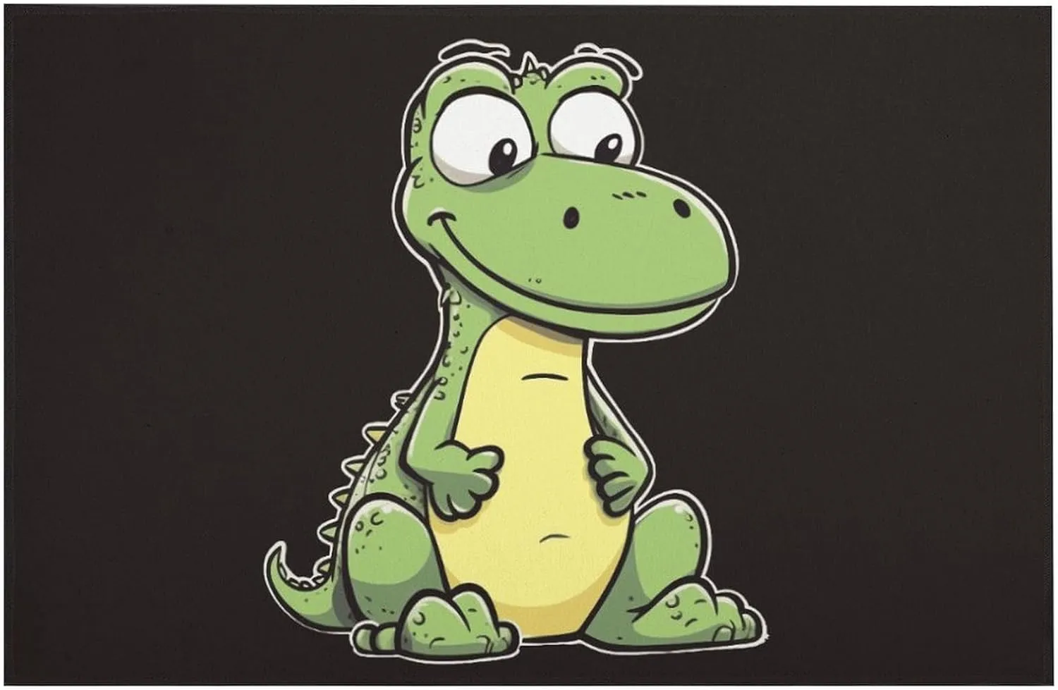 Quiet Cartoon Crocodile Front Door Mat Non Slip Absorbent Welcome DoorMat Soft Entryway Rug for Bedroom Bathroom Kitchen Home Decor