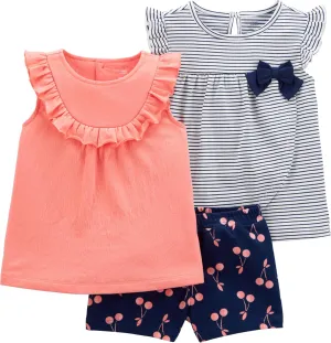 Simple Joys by Carter's baby-girls 3-piece Playwear Set