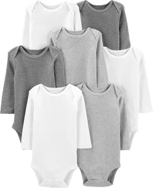 Simple Joys by Carter's unisex-baby 7-pack Long Sleeve Bodysuit