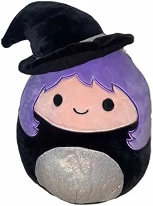 Squishmallow Official Kellytoy Halloween Spooky Collectible Soft Pillow Animals (Madeline Witch, 12 Inch)