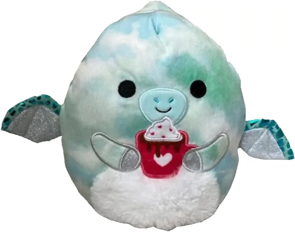 Squishmallows Official Kellytoy Dinosaur Squad Soft Pillow Collectible Animals (Shantira Pterodactyl with Cocoa, 8 Inch)