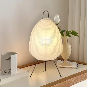 Table Paper Lamp, Paper Floor Lamp Style Design, Paper Lantern Lamp for Bedroom/Living Room/Office Soft Light, Noguchi Lamp for Establishing A Warm and Cozy Ambiance in Any Room