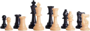 The House of Staunton Triple Weighted - 3.75" King - Black & Natural