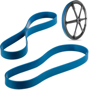 Urethane Band Saw Tires - Set of 2 - fits - WALKER TURNER BN-550 BAND SAW - Precise Blade Tracking - Installation Tool - Instruction - Made in USA
