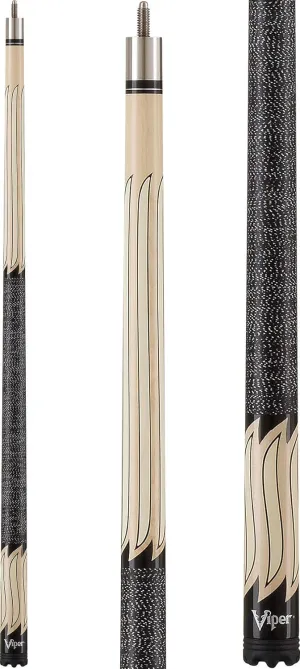Viper Sinister 58" 2-Piece Billiard/Pool Cue, Natural with Cream Inlay
