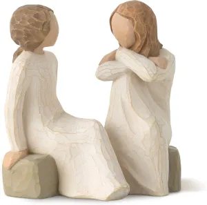 Willow Tree Heart and Soul, Open hearts, sharing souls, trusted friends, Celebrate Supportive Friendships Among Women, Sisters, Co-Workers, Neighbors, Mothers & Daughters, Sculpted Hand-Painted Figure